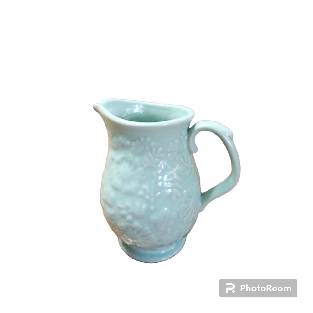 Pioneer Woman Kari Stoneware Mini Julep Syrup Pitcher